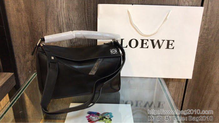 LOEWE羅意威 原單品質 特殊管道貨源 Puzzle手袋 對版顏色拼接 可單肩斜挎  jdl1228